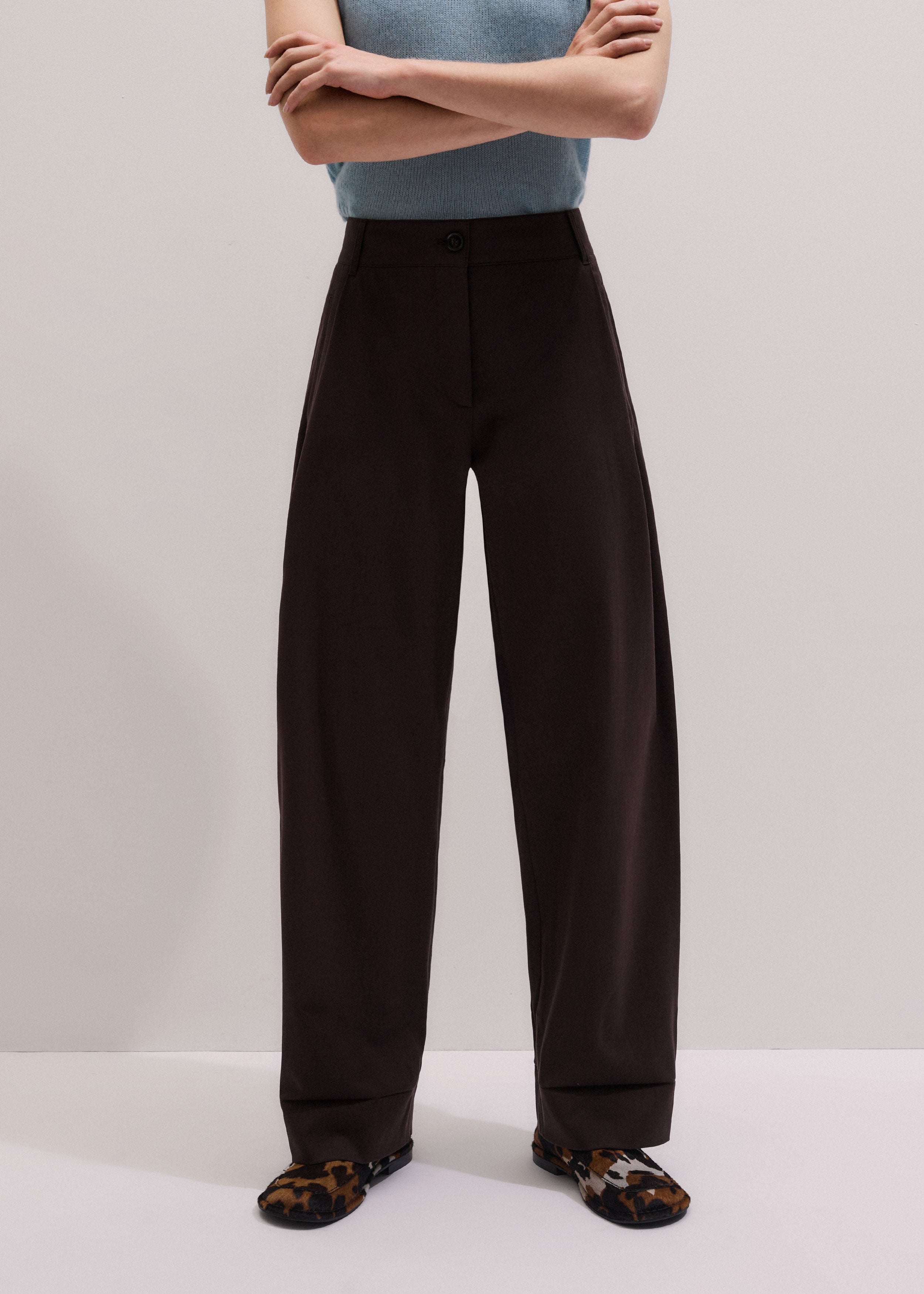 Black Slim Crop Tux Pant | Women's Pants | ME+EM