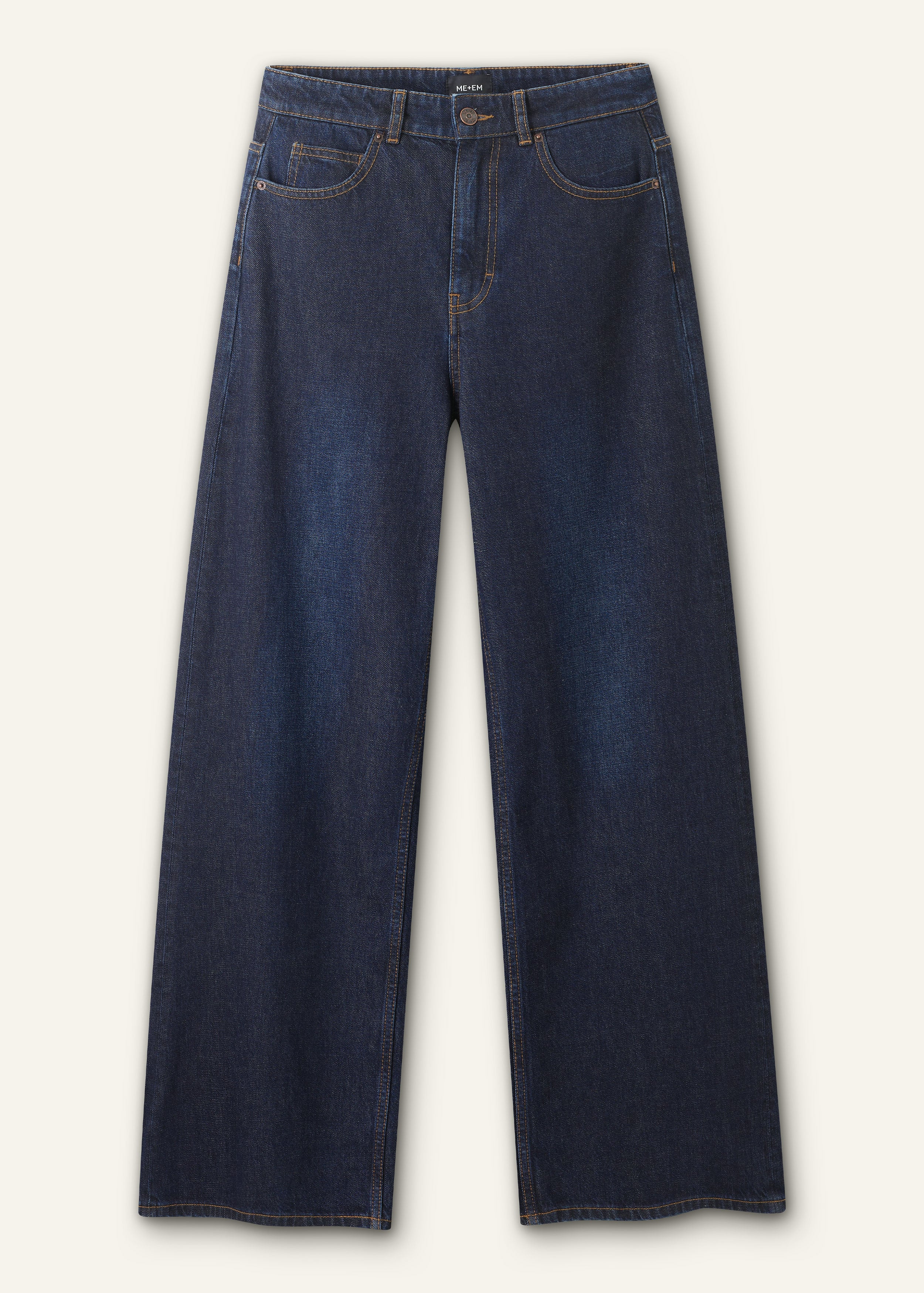 ME+EM Ultimate Wide-Leg Jean in Rinse Wash