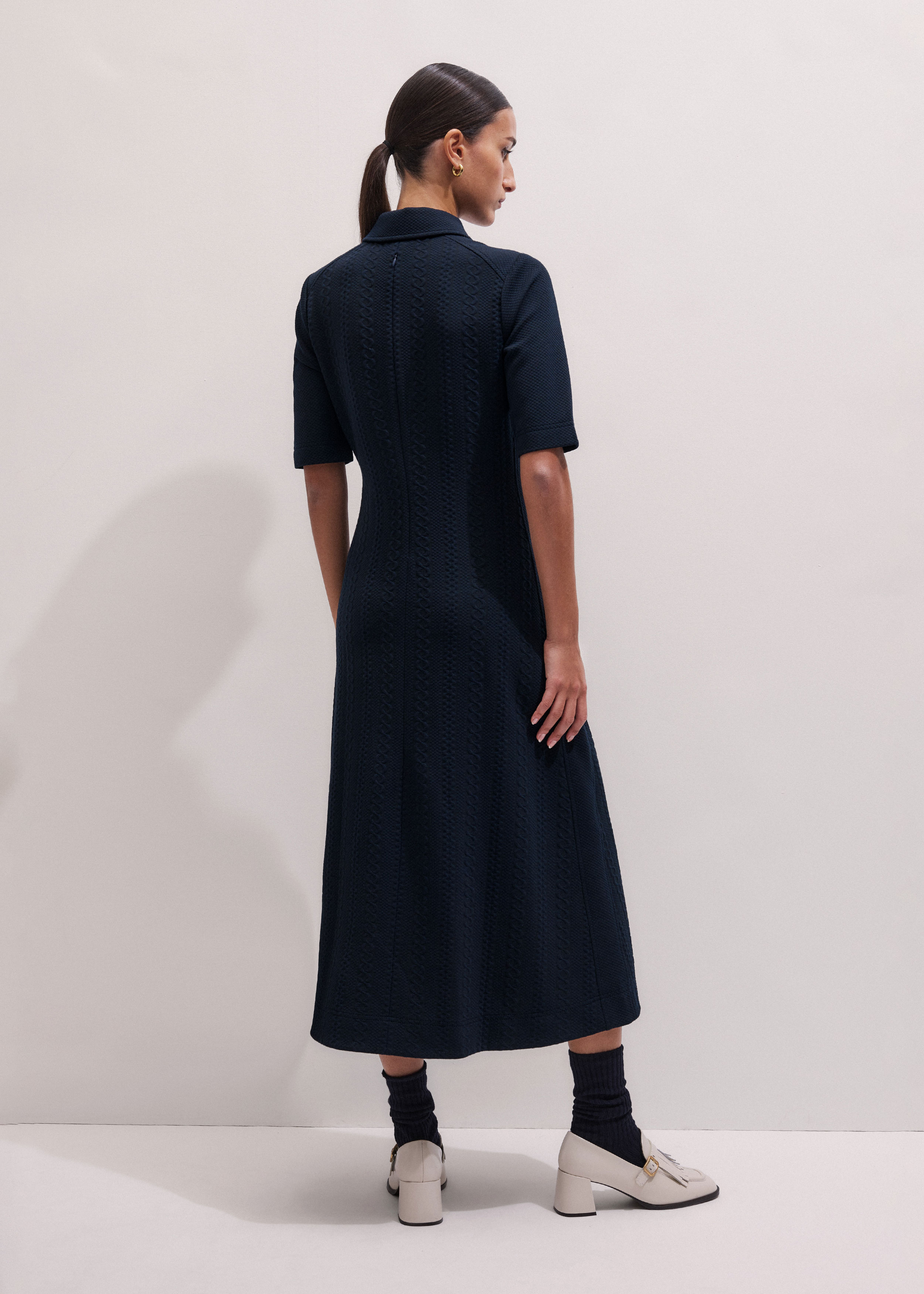 Mavi Woven Midi Dress Casual Mujer