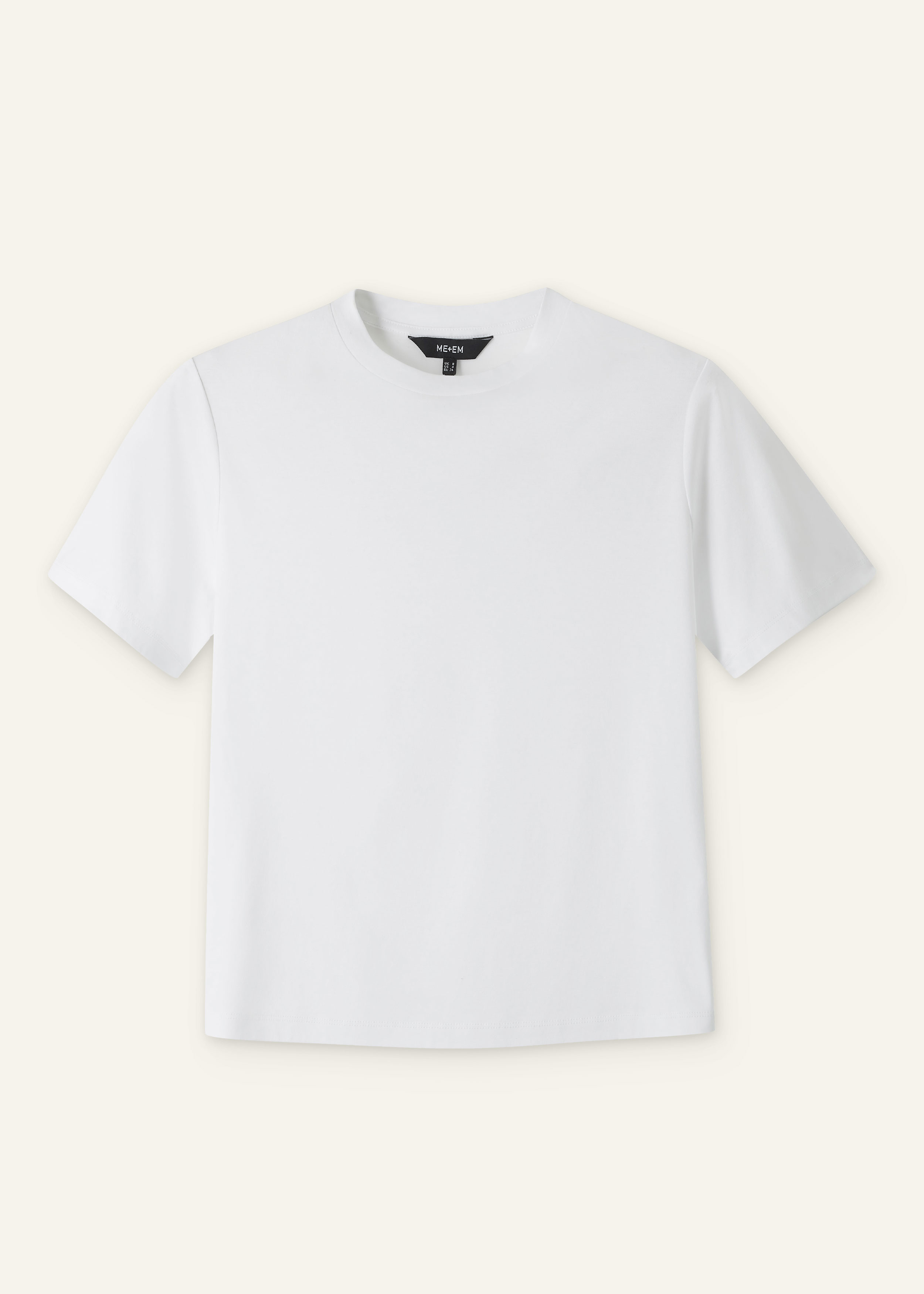 ME+EM Relaxed Tee in Bright White