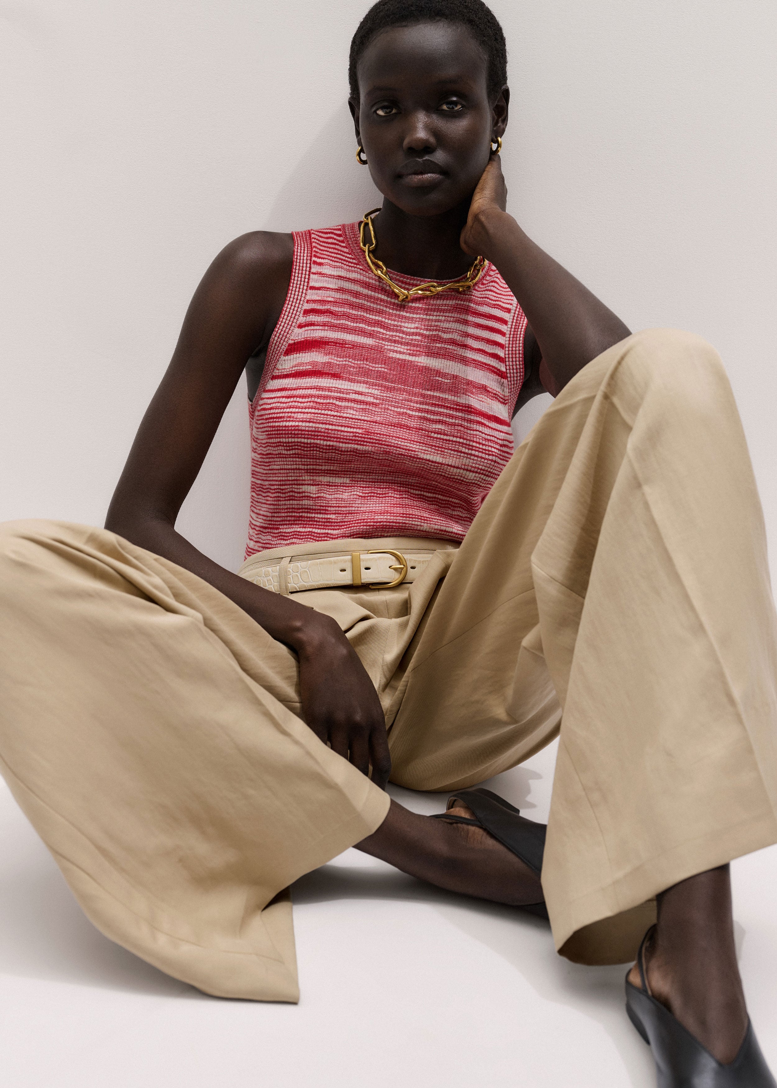 Women's Brown Perfect Basic Vest | ME+EM