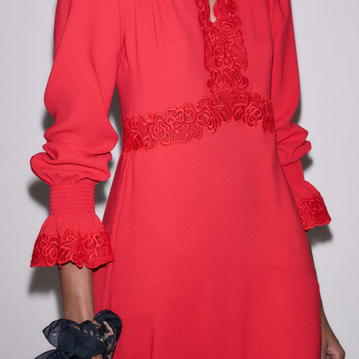 pierre long sleeve lace maxi dress Long Sleeve Lace Maxi Dress