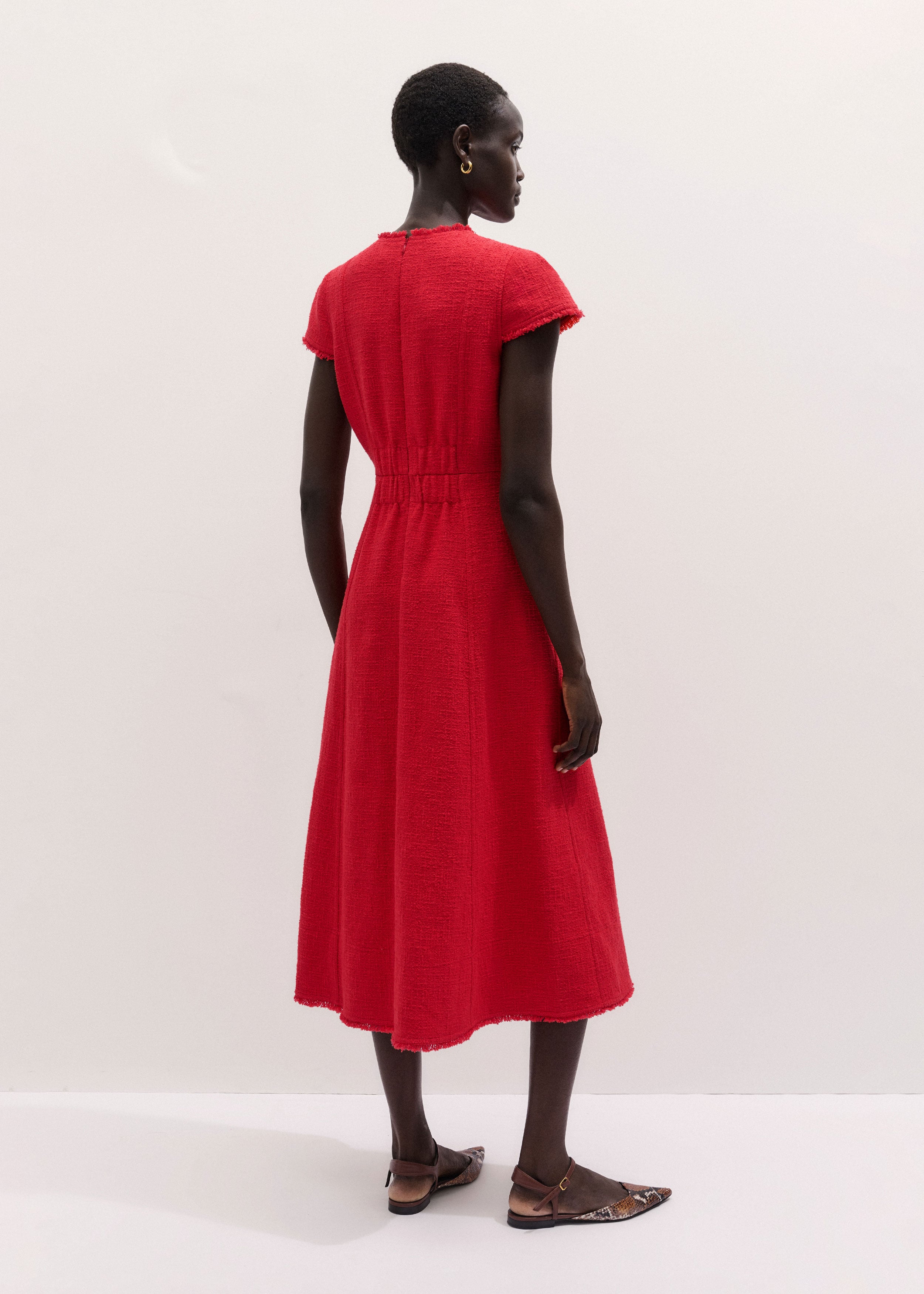 knee length dresses for ladies Daydream Midi Fit & Flare Dress – ModCloth main image 1