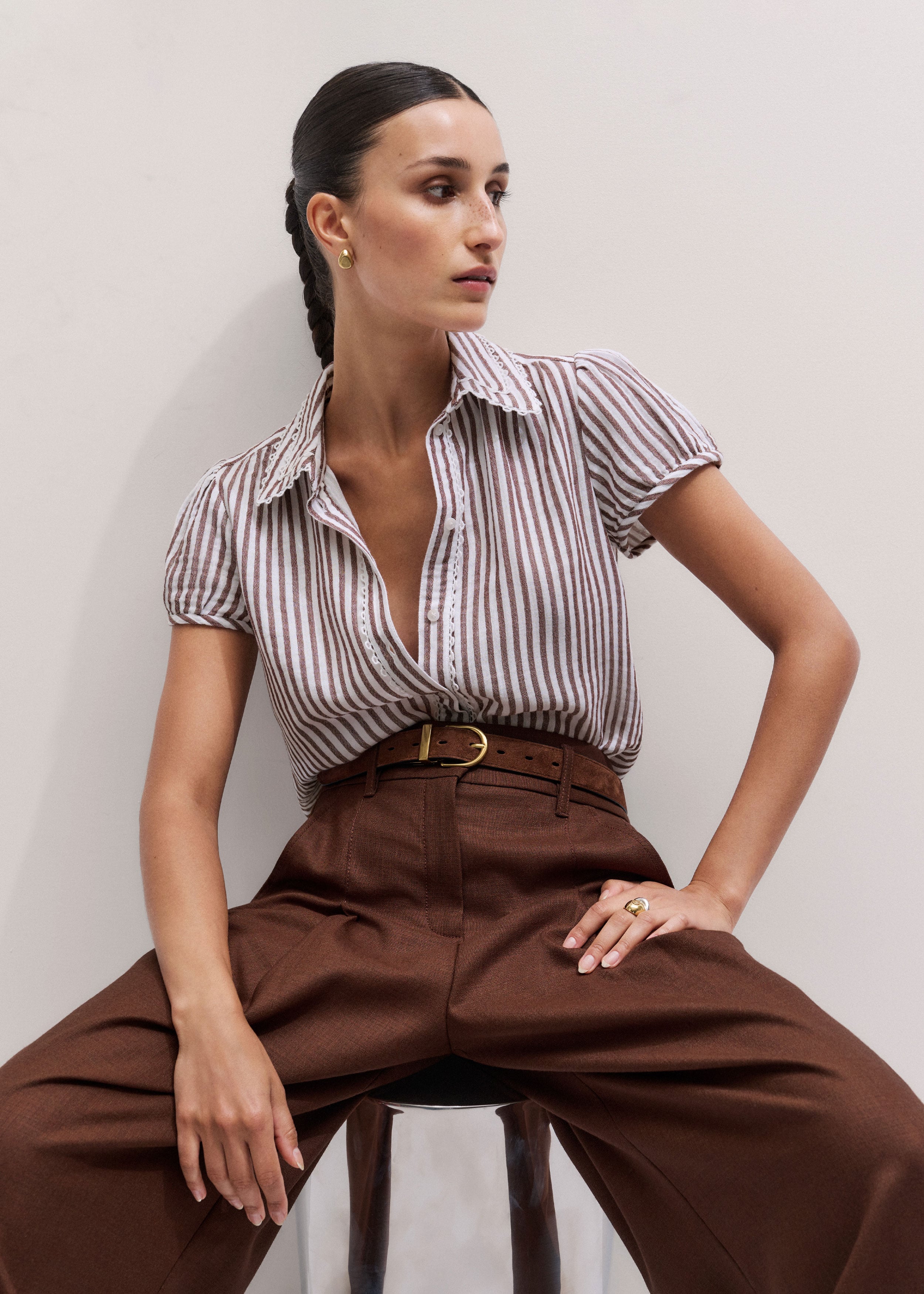 Summer Trim Blouse