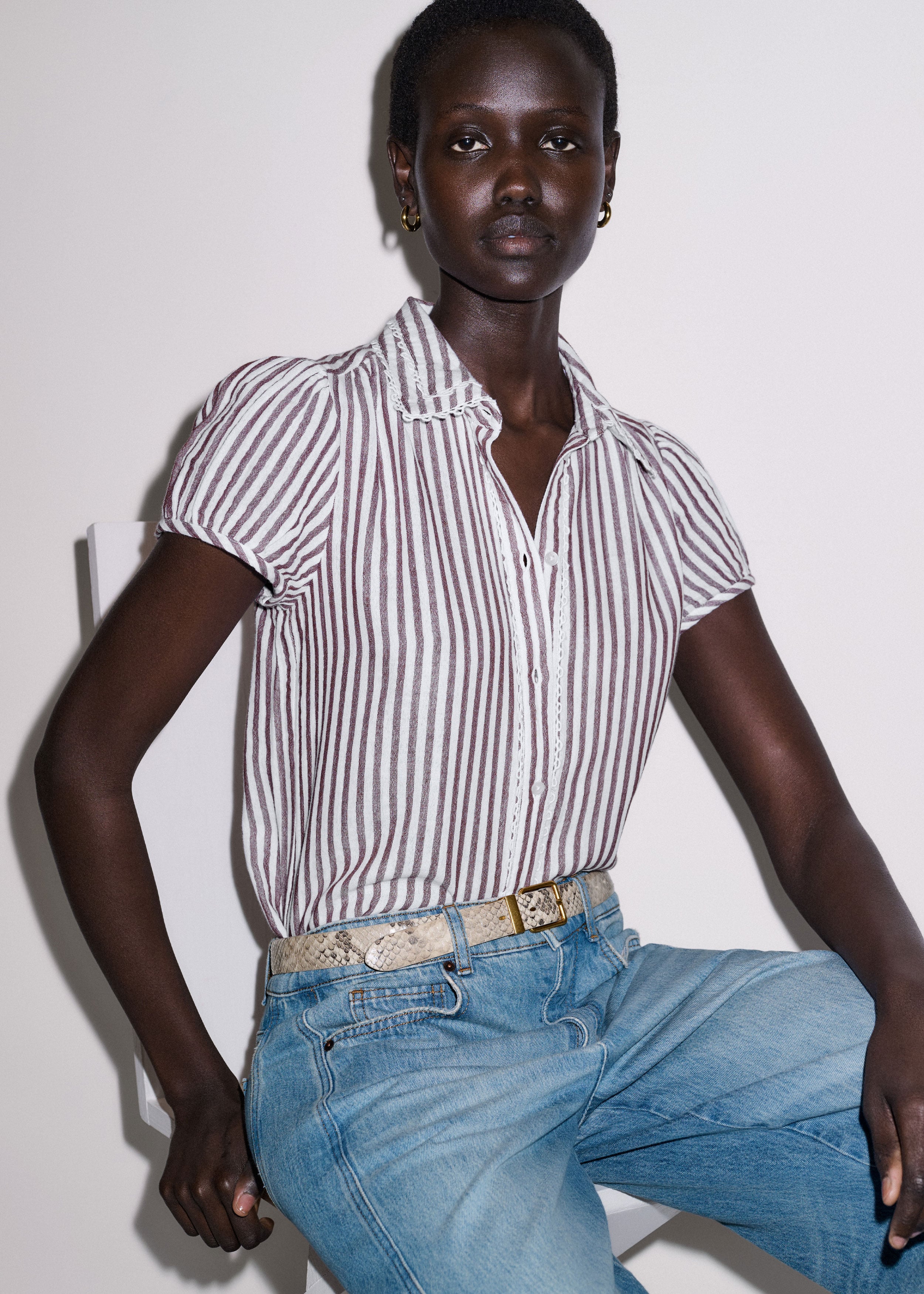 Summer Trim Blouse