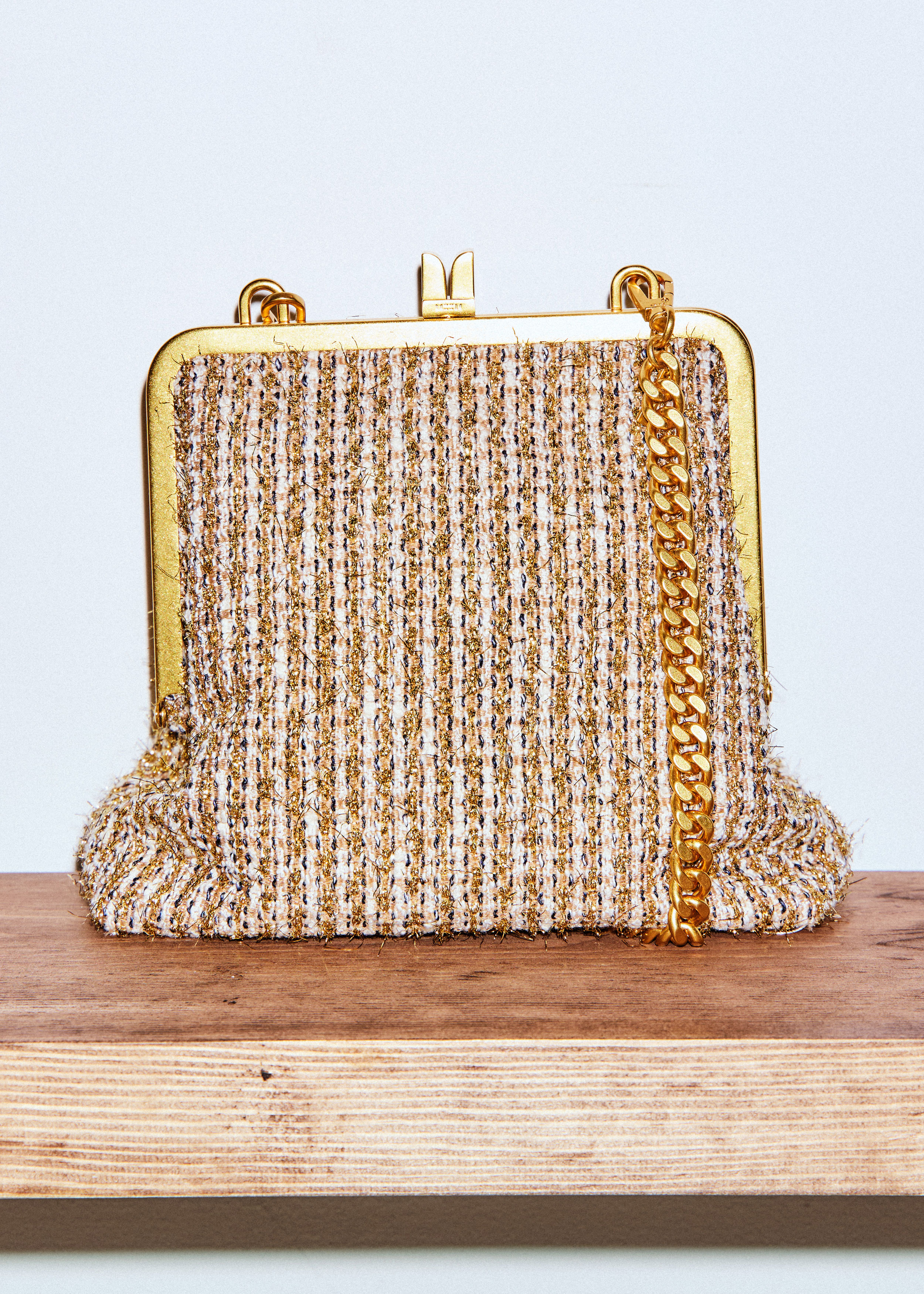Women's Gold Metallic Mini Dress | ME+EM