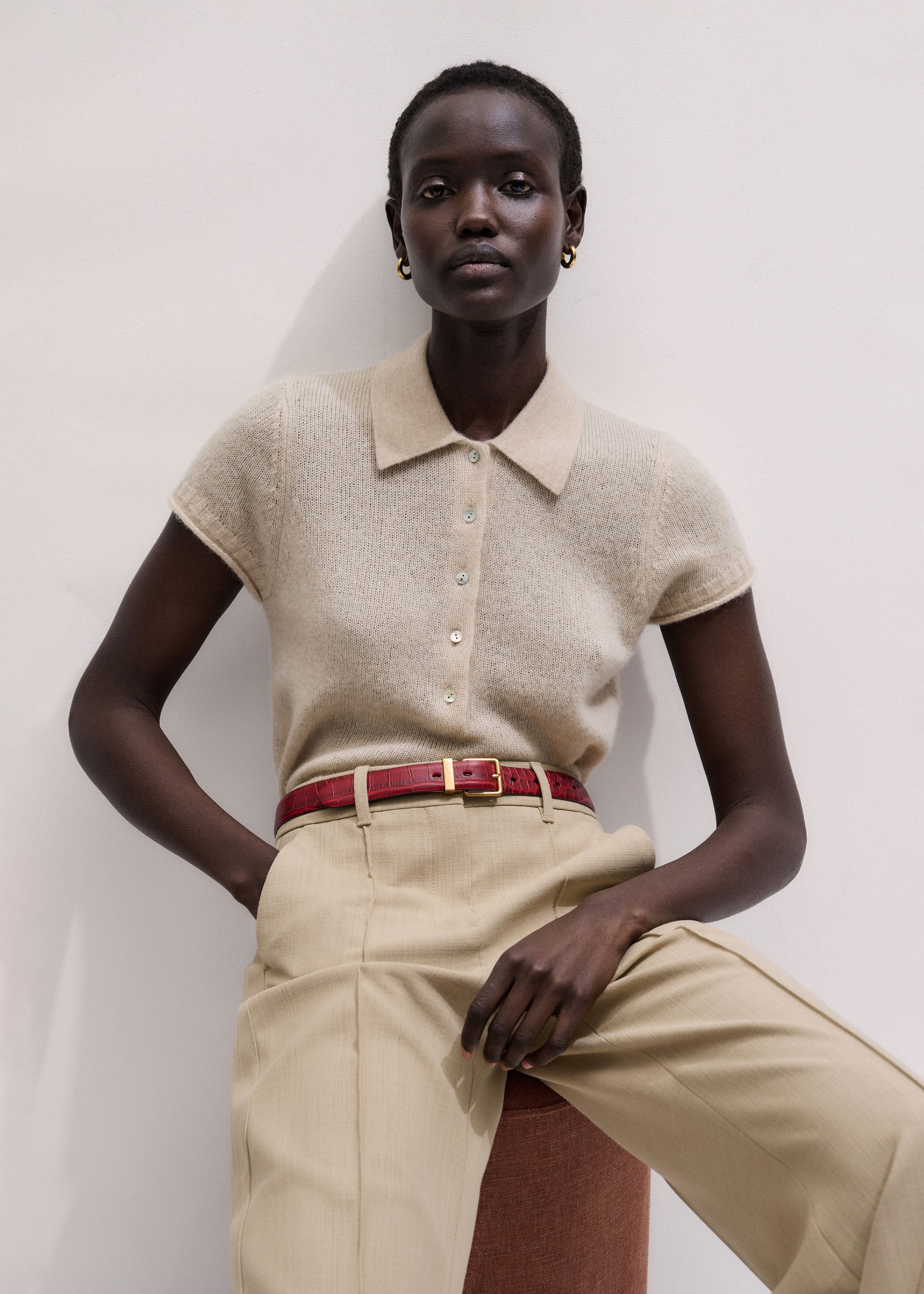 Straight Polo Tee