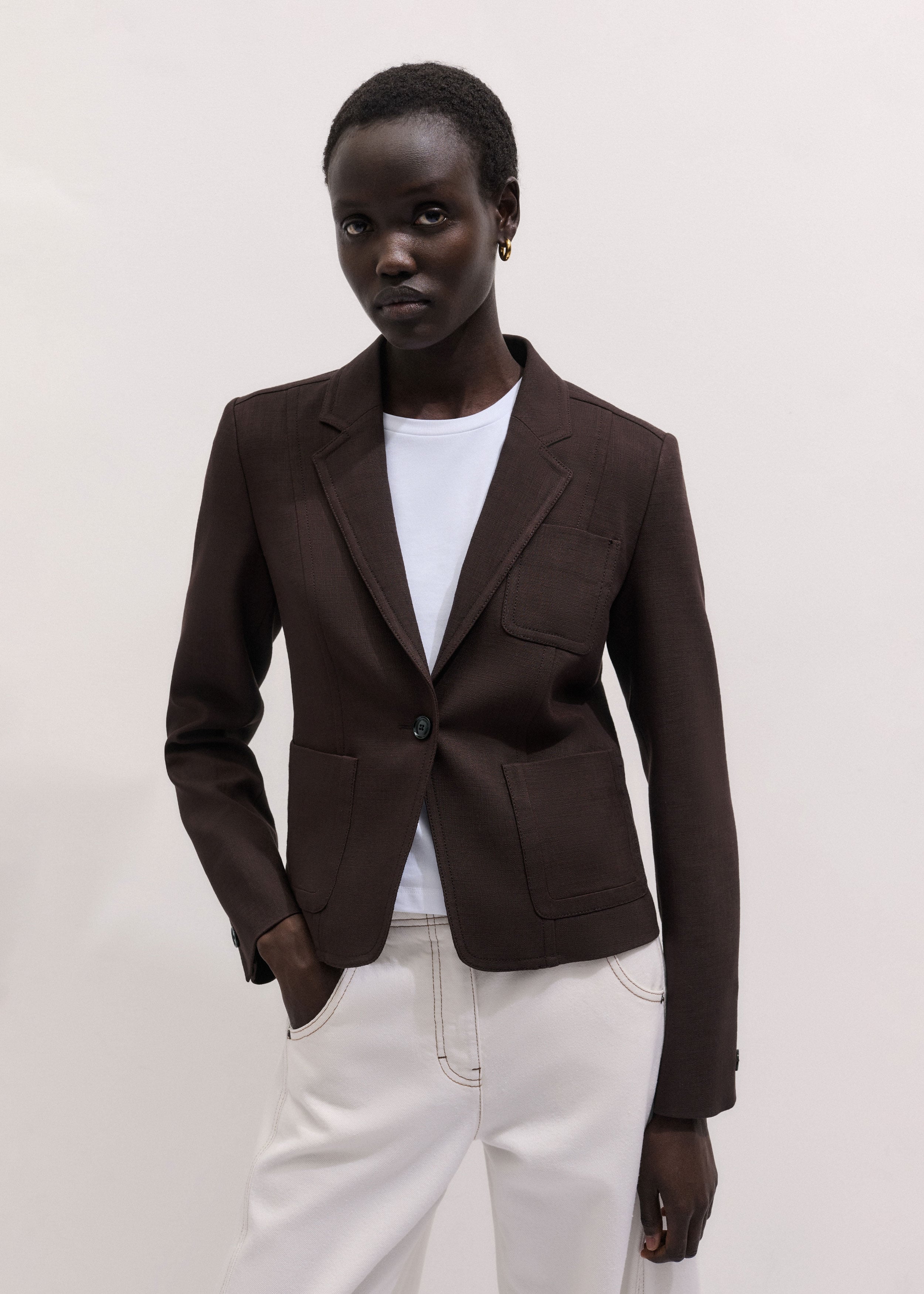 Fitted Short Blazer