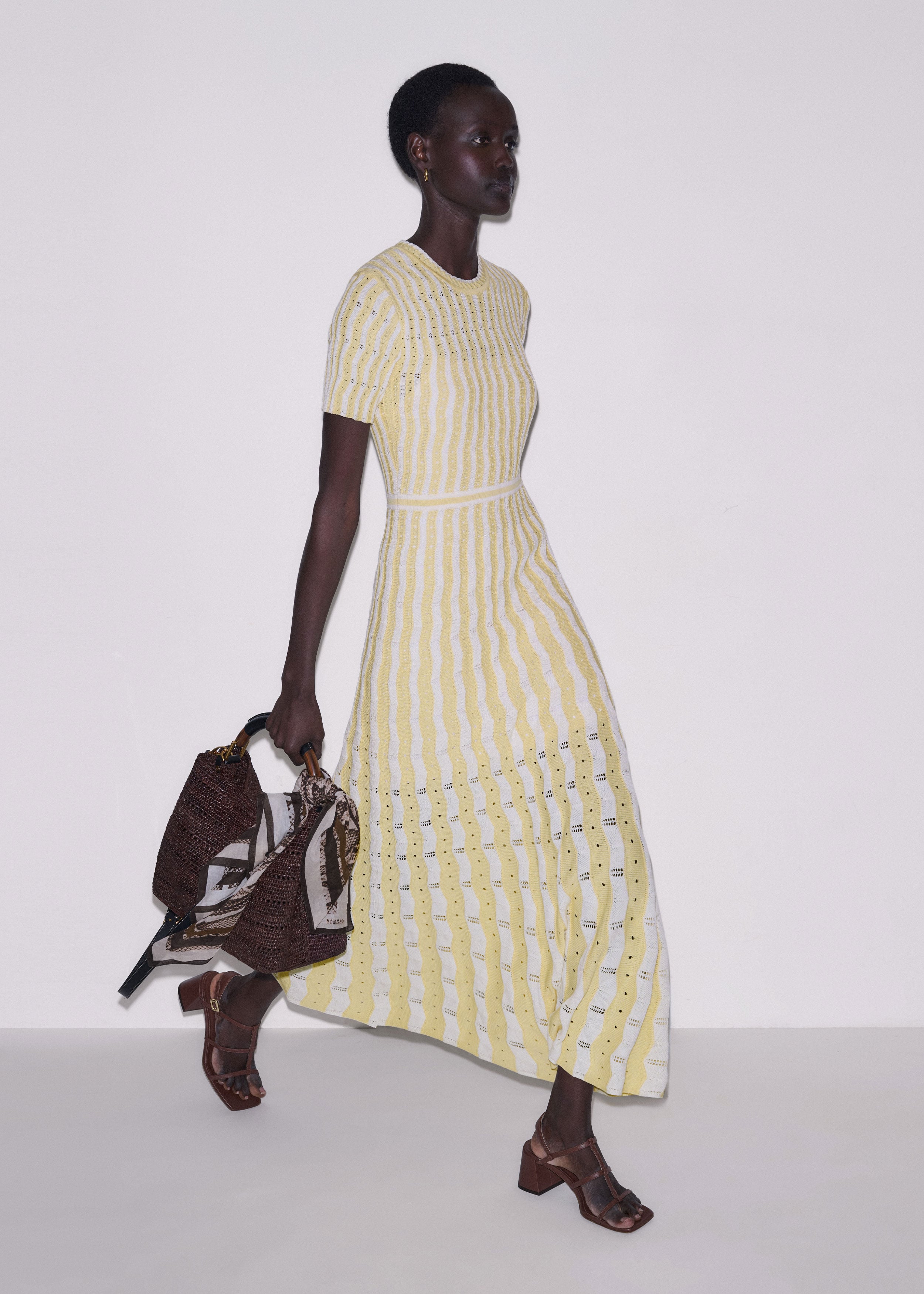 me em midi dress Me+Em Contrast Stitch Midi Dress With Belt - Intense Red - 30% Off