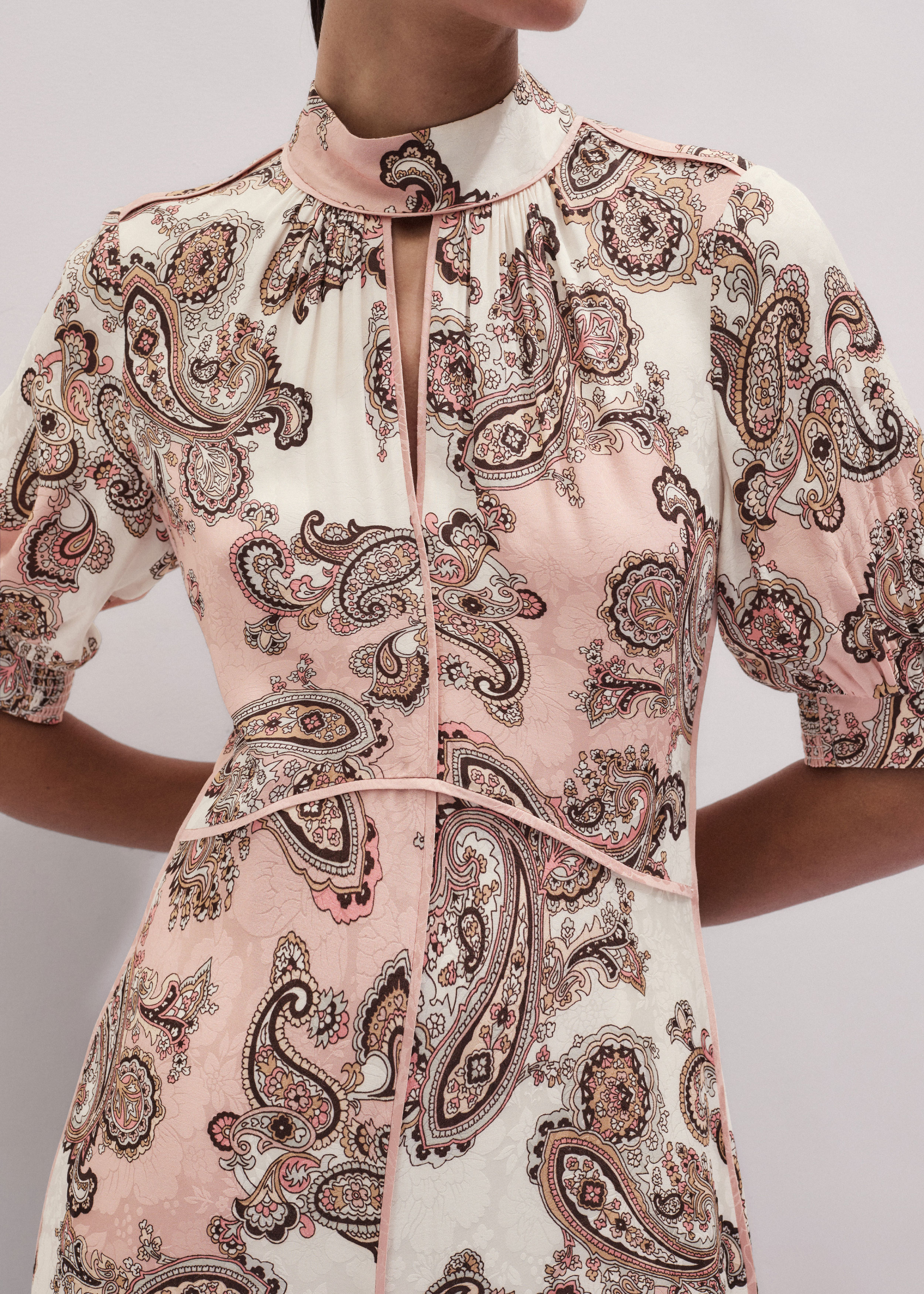 slim fit dress slacks Off-Shoulder Fit & Flare Dress African Paisley – Africa Love