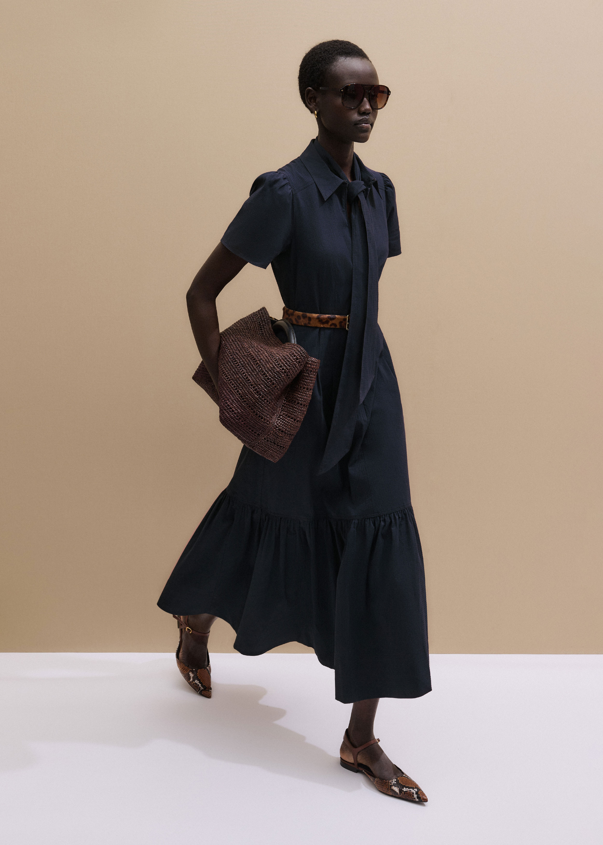 seersucker fit and flare dress Southern Tide Cami Seersucker Dress