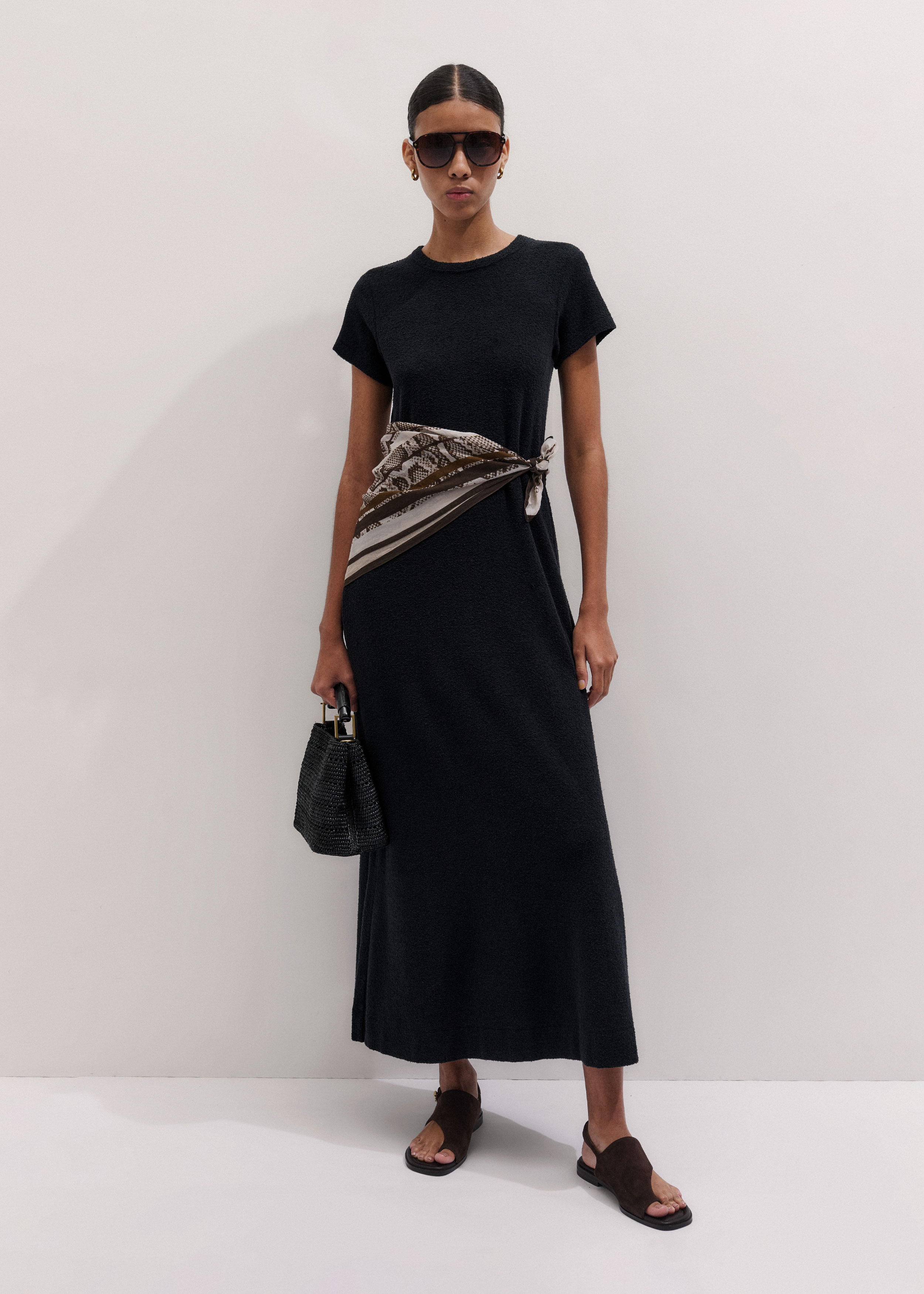 Women's Blue Beach Midi Shirt Dress | ME+EM Women's Blue Beach Midi Shirt Dress | ME+EM