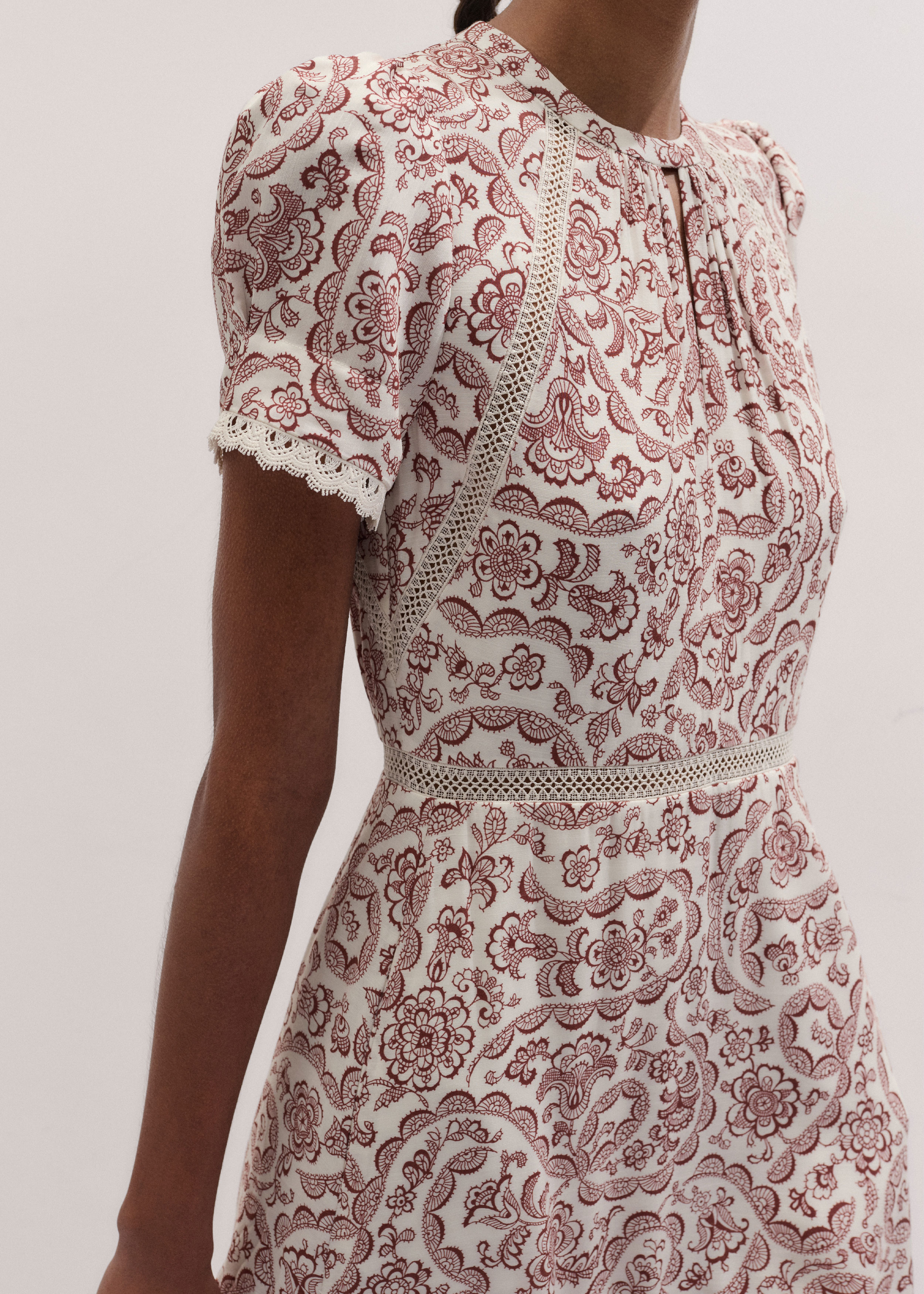 Women's Cream Fit + Flare Maxi Dress | ME+EM