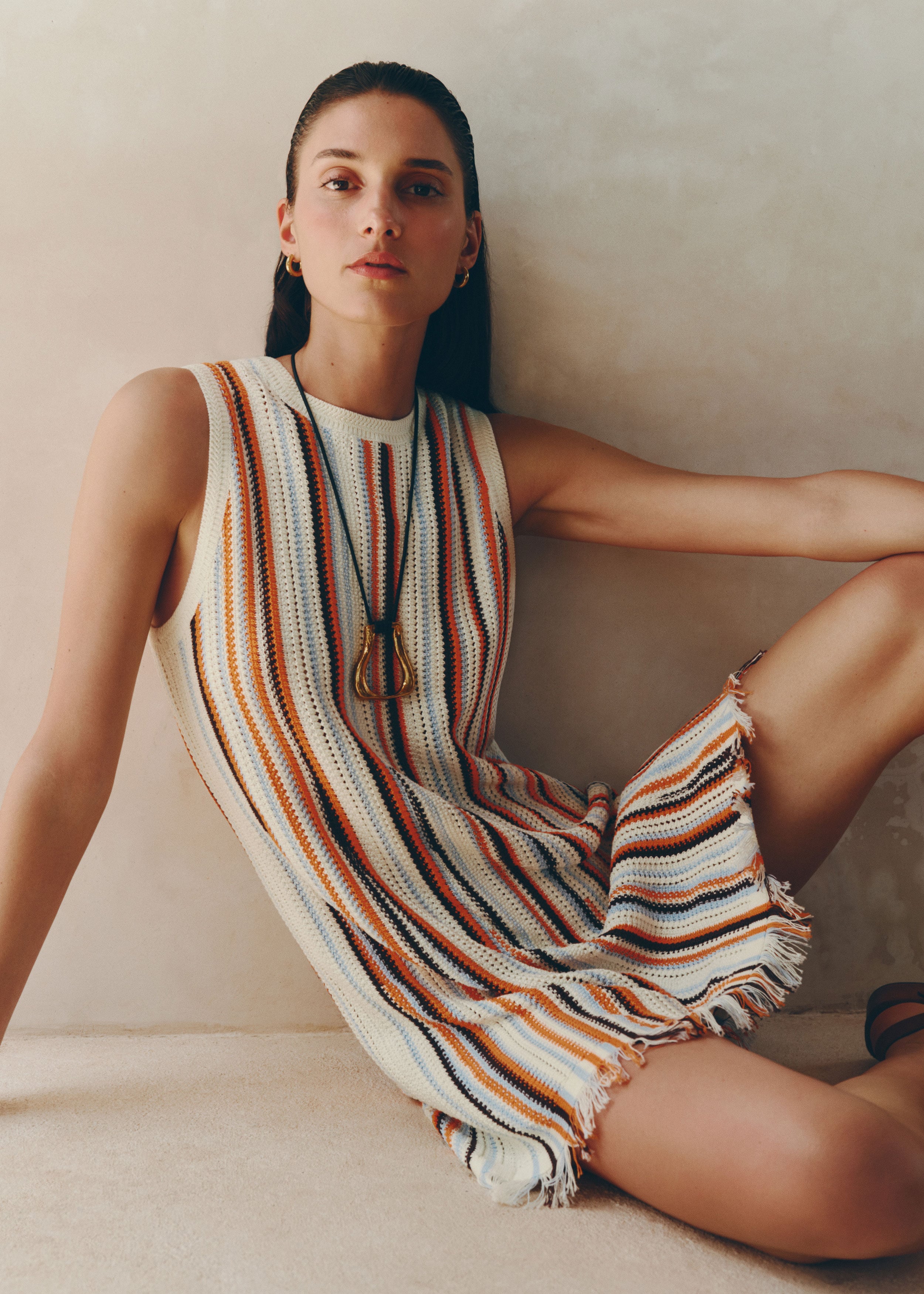 off white cable knit sweater dress Seasonal Treats Cable Knit Sweater Dress in Ivory main image 0