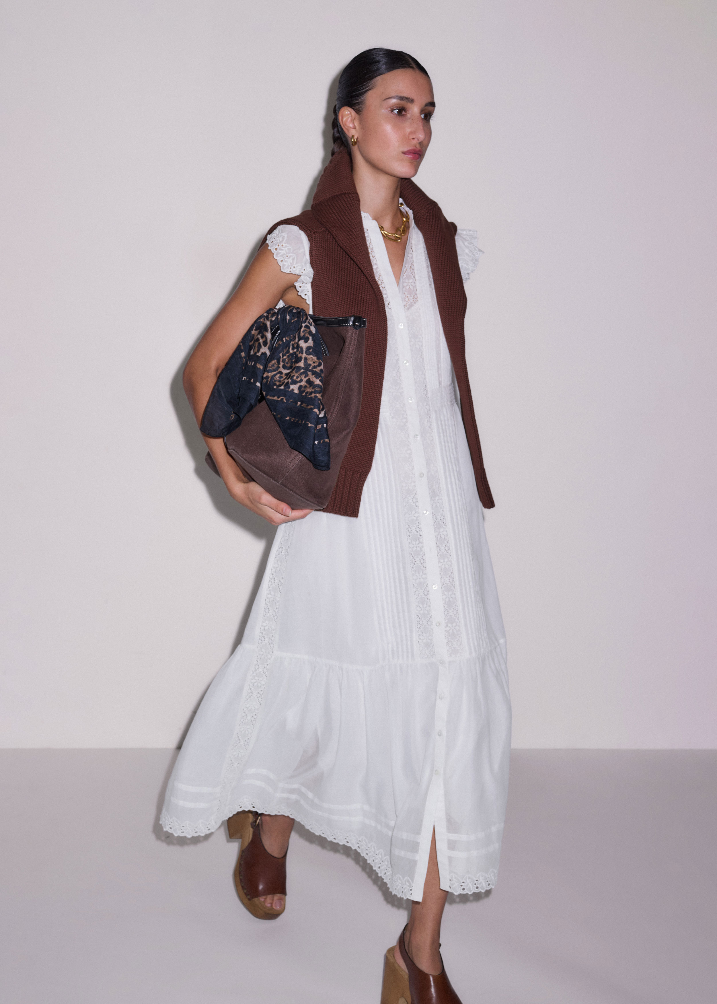 me and em beach midi shirt dress Averie main image 0