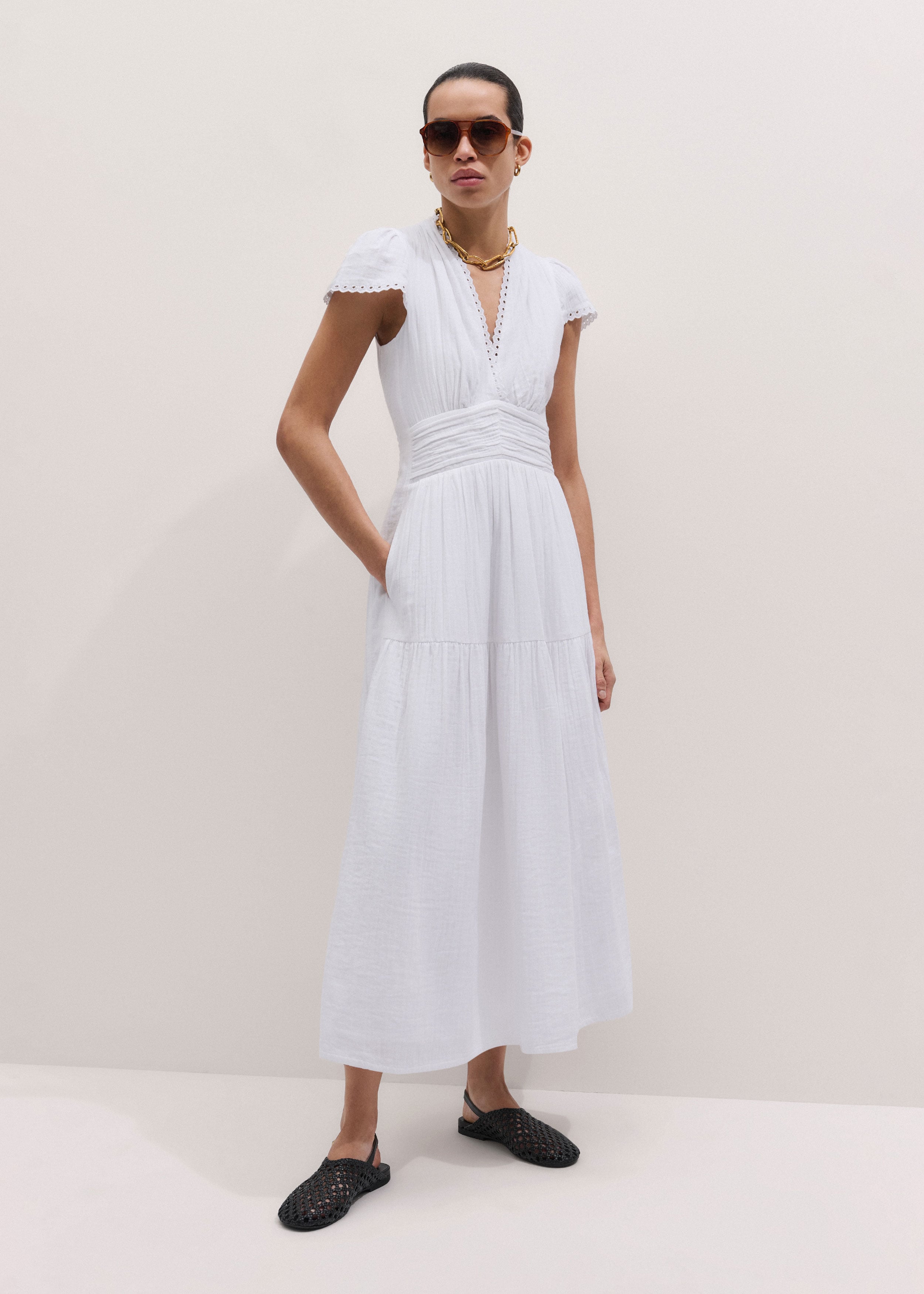 Fit + Flare Maxi Dress
