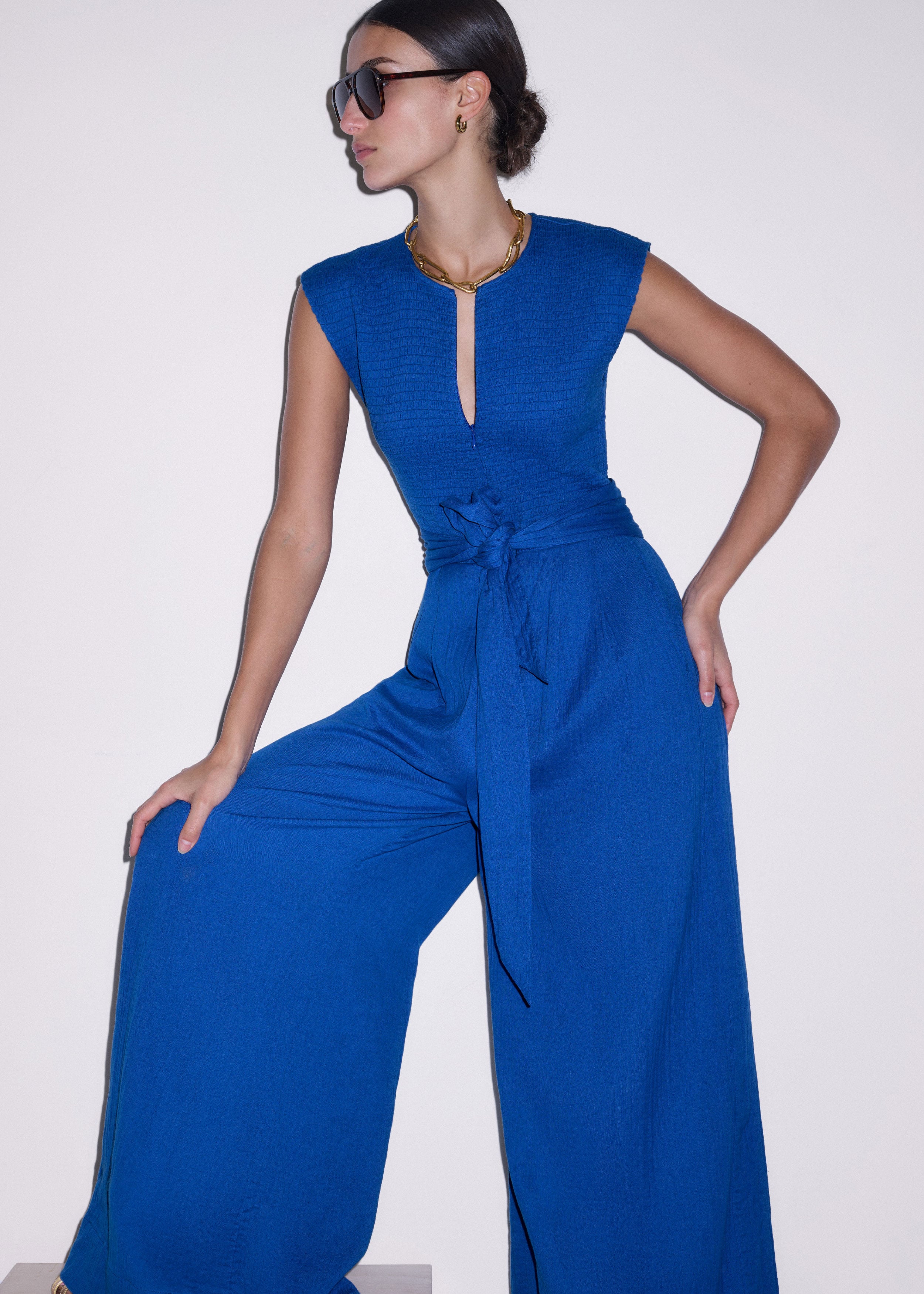 Wide-Leg Jumpsuit