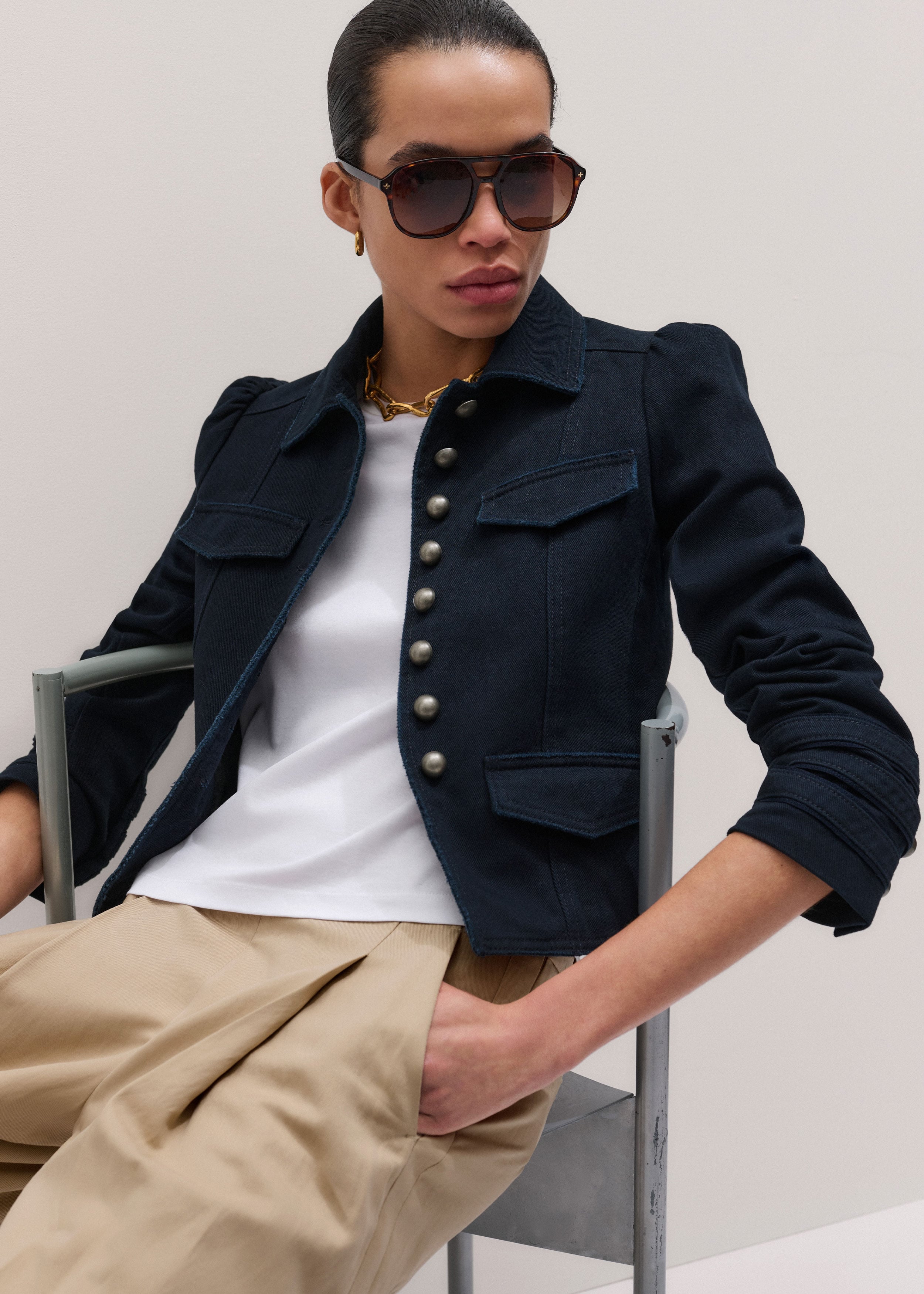 Short Military Jacket