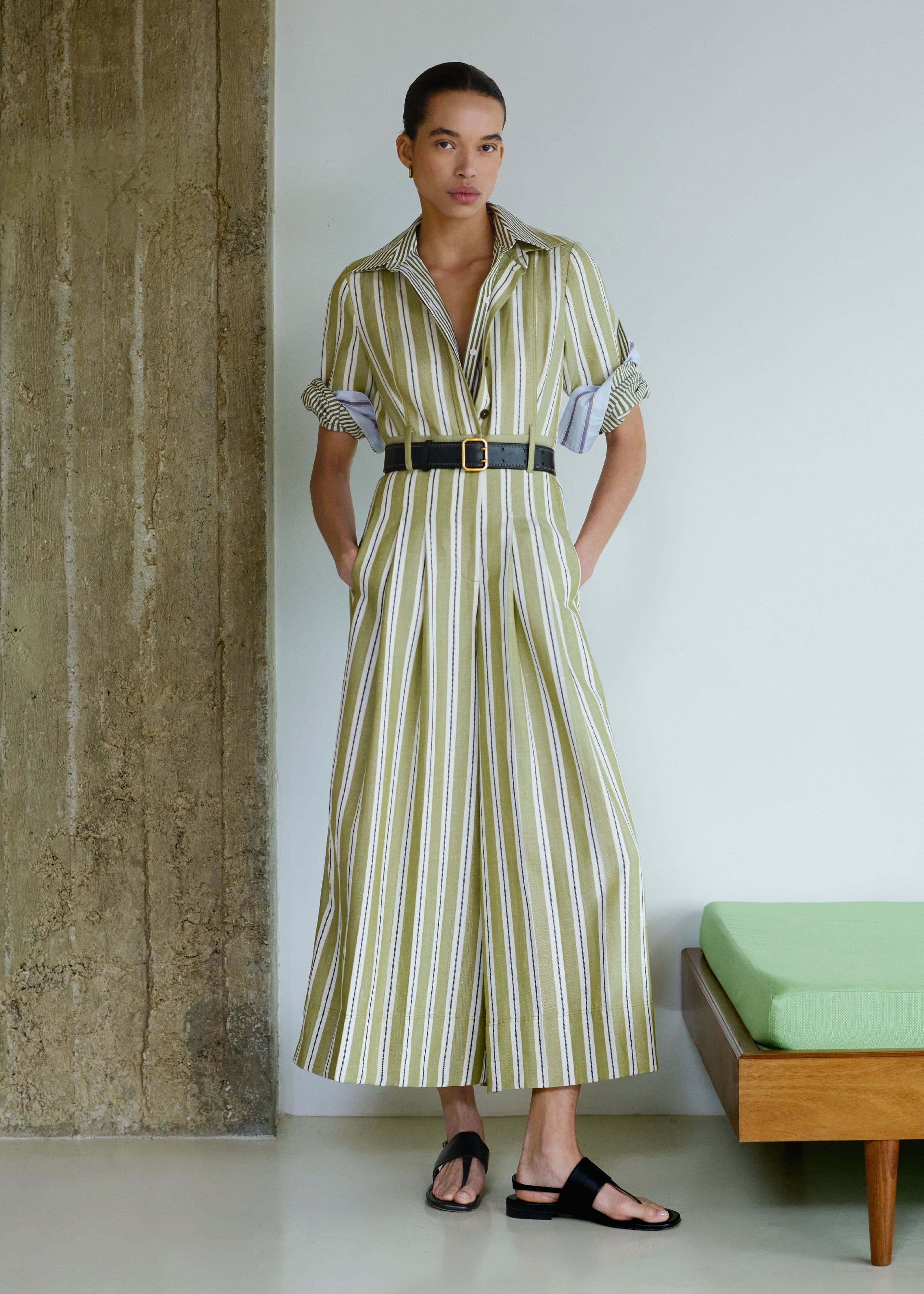 Crop Wide-Leg Jumpsuit
