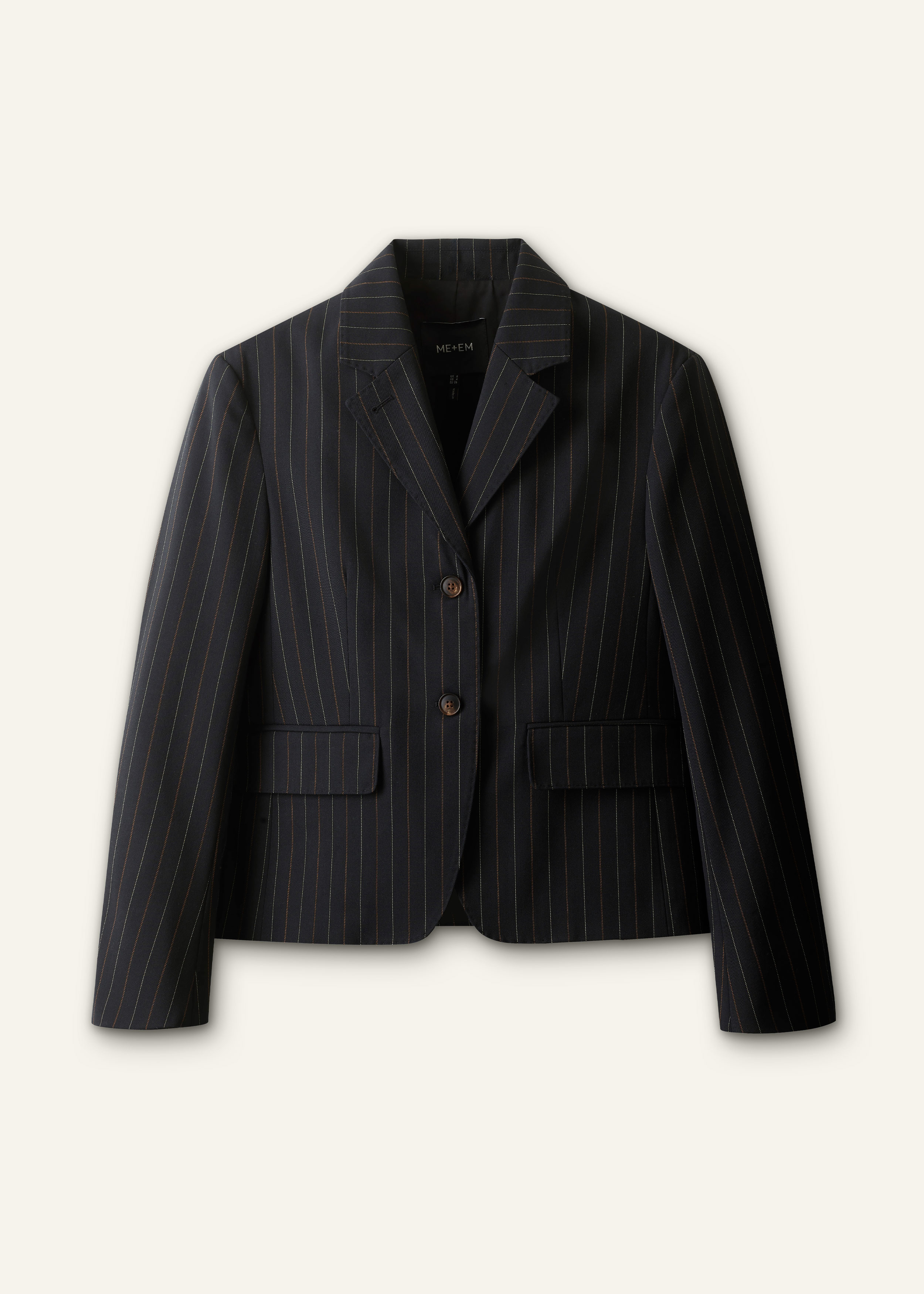 ME+EM Icon Oversized Short Blazer in Black