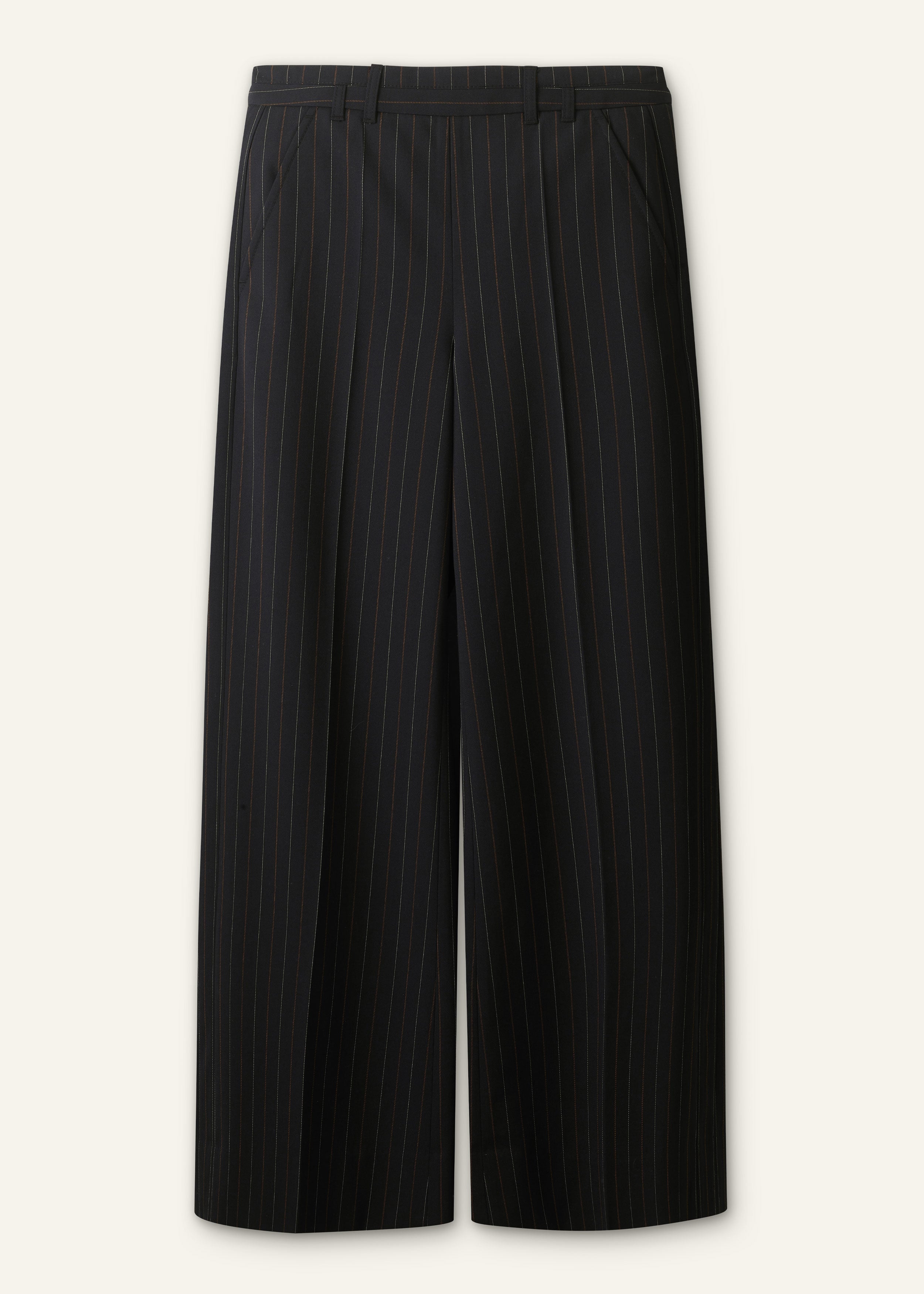 ME+EM Wide-Leg Trouser in Black