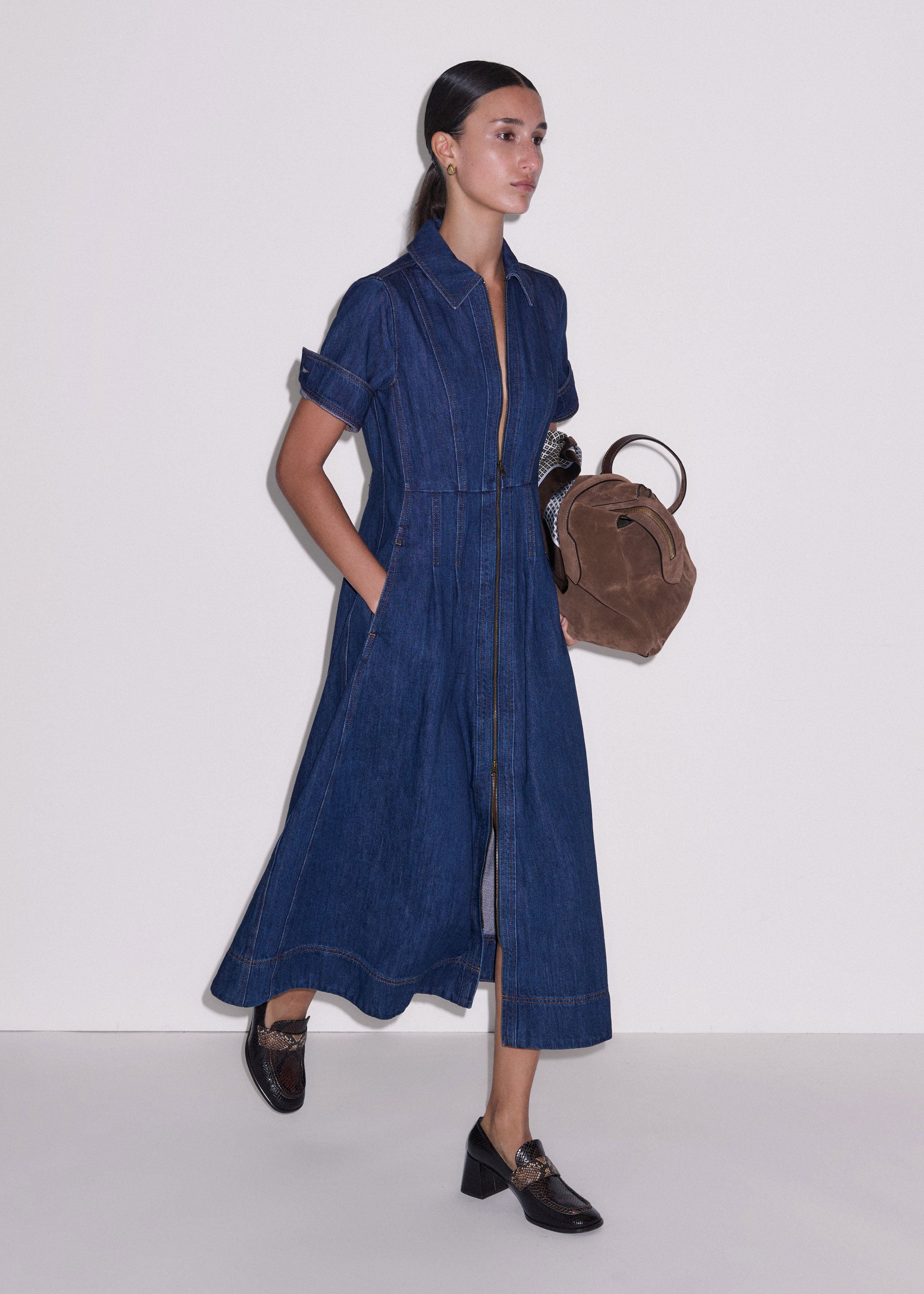 Fit + Flare Midi Dress