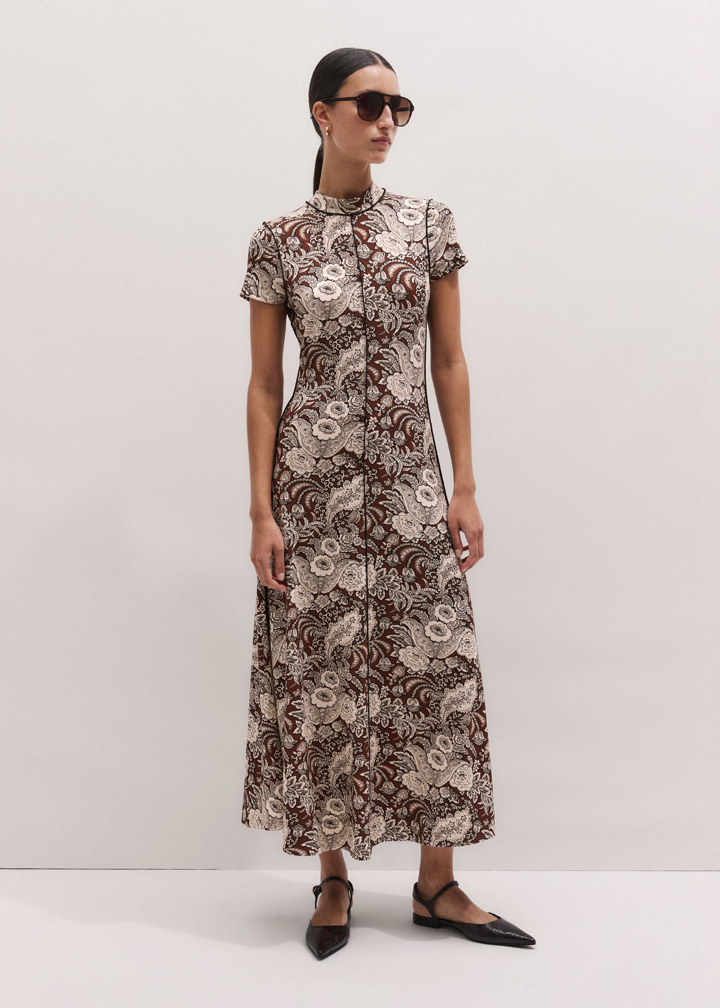 me and em dresses ME+EM Crepe Cape 2-in-1 Maxi Dress ITEM DESCRIPTION Women's Designer Fashion + Luxury