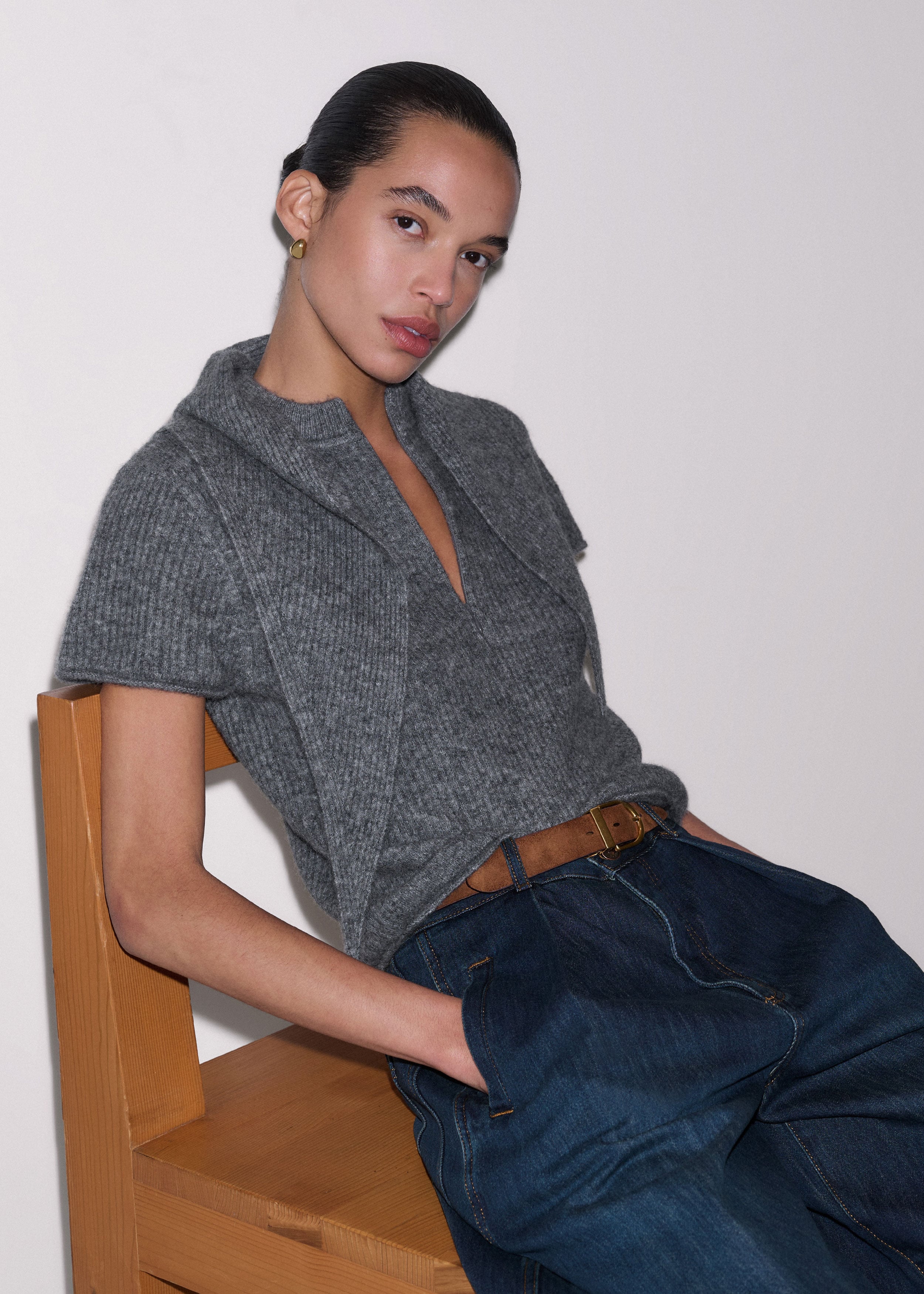 Baby Tee + Scarf